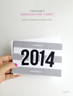 Printable Graduation Card