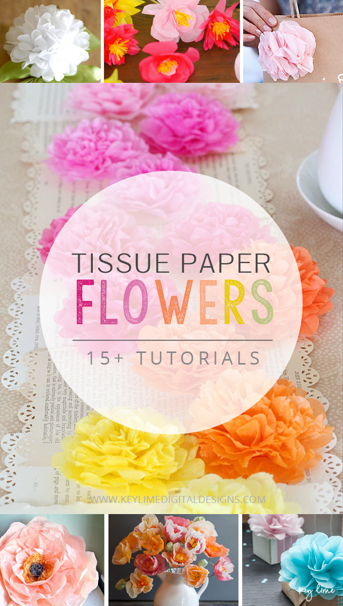 DIY Tissue Paper Flowers