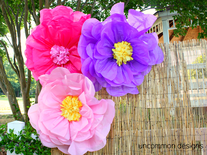 Tissue Paper Flowers