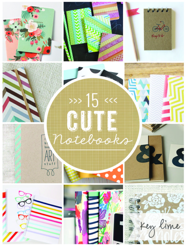 15 Cute Notebooks Kendra John Designs