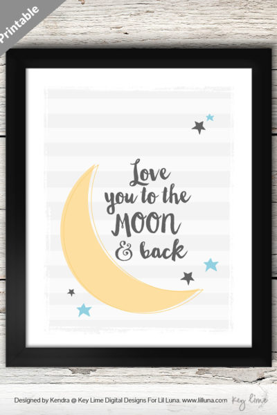 Love You Too The Moon and Back