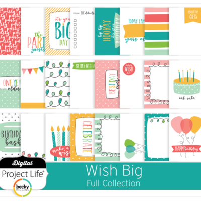 Wish Big Collection for Project Life® App