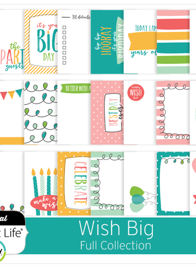 Wish Big Collection for Project Life