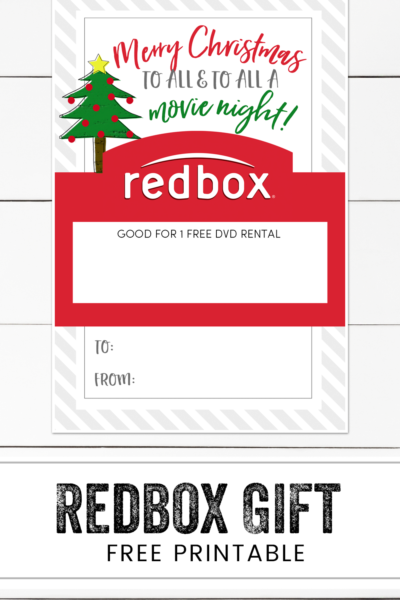 Redbox Christmas Gift Idea