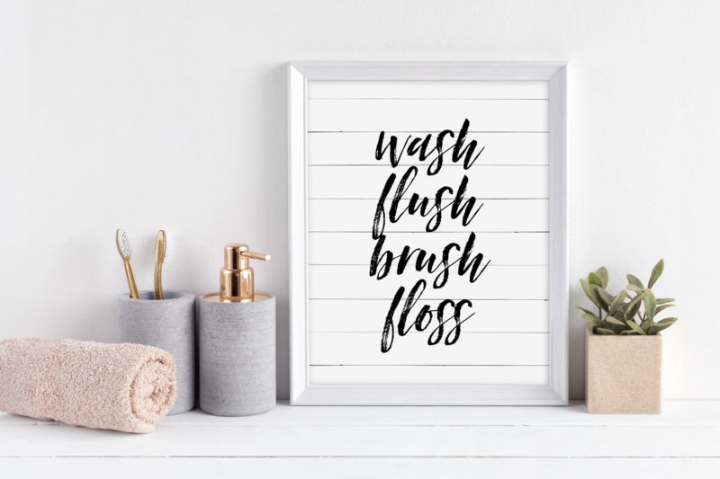 10 Free Black And White Bathroom Printables Kendra John Designs