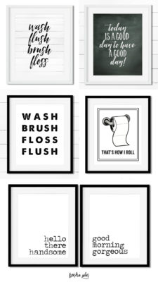 Bathroom Printables